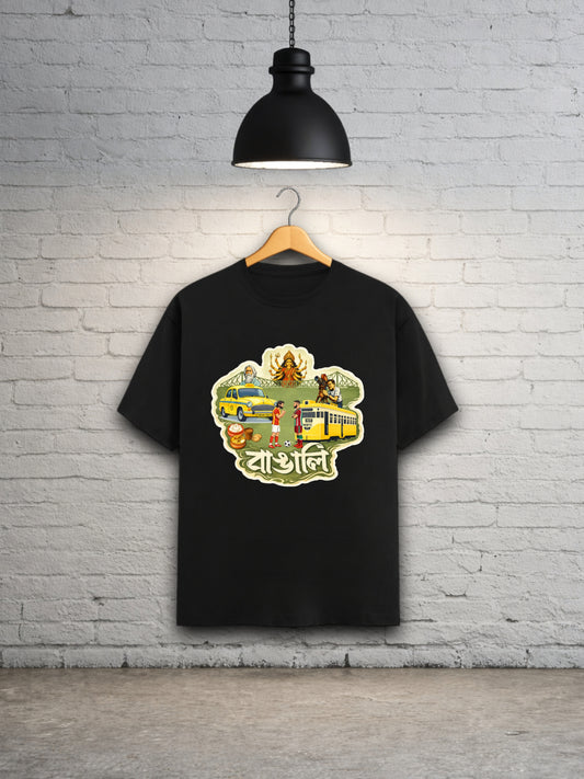 Gorbito Bangali Unisex Bong Graphics T-Shirt