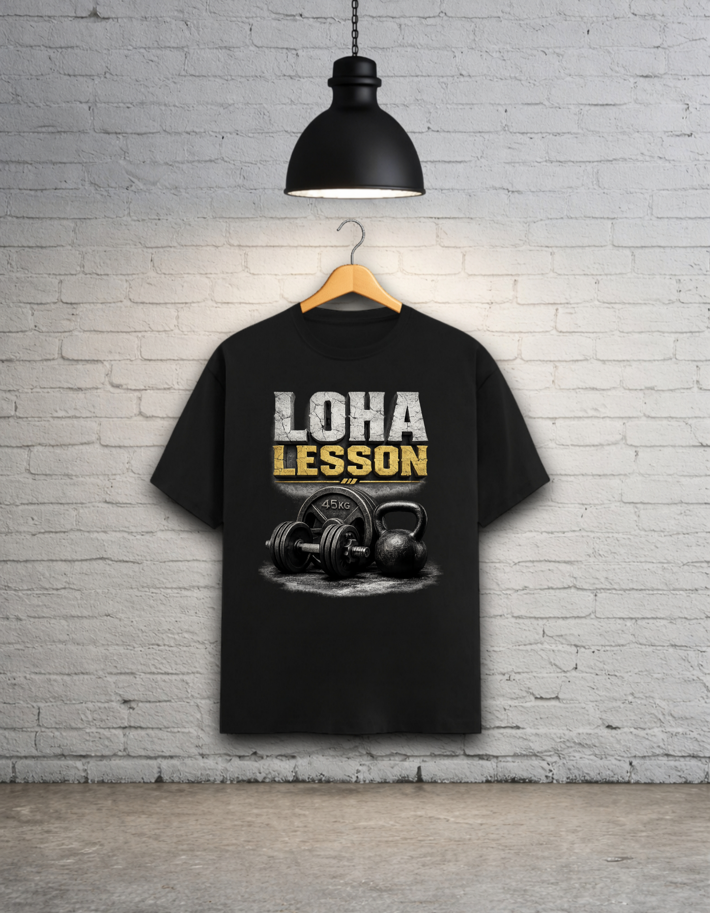 Loha Lesson™ | Forged by Iron | Gym Lovers Graphics T-Shirt