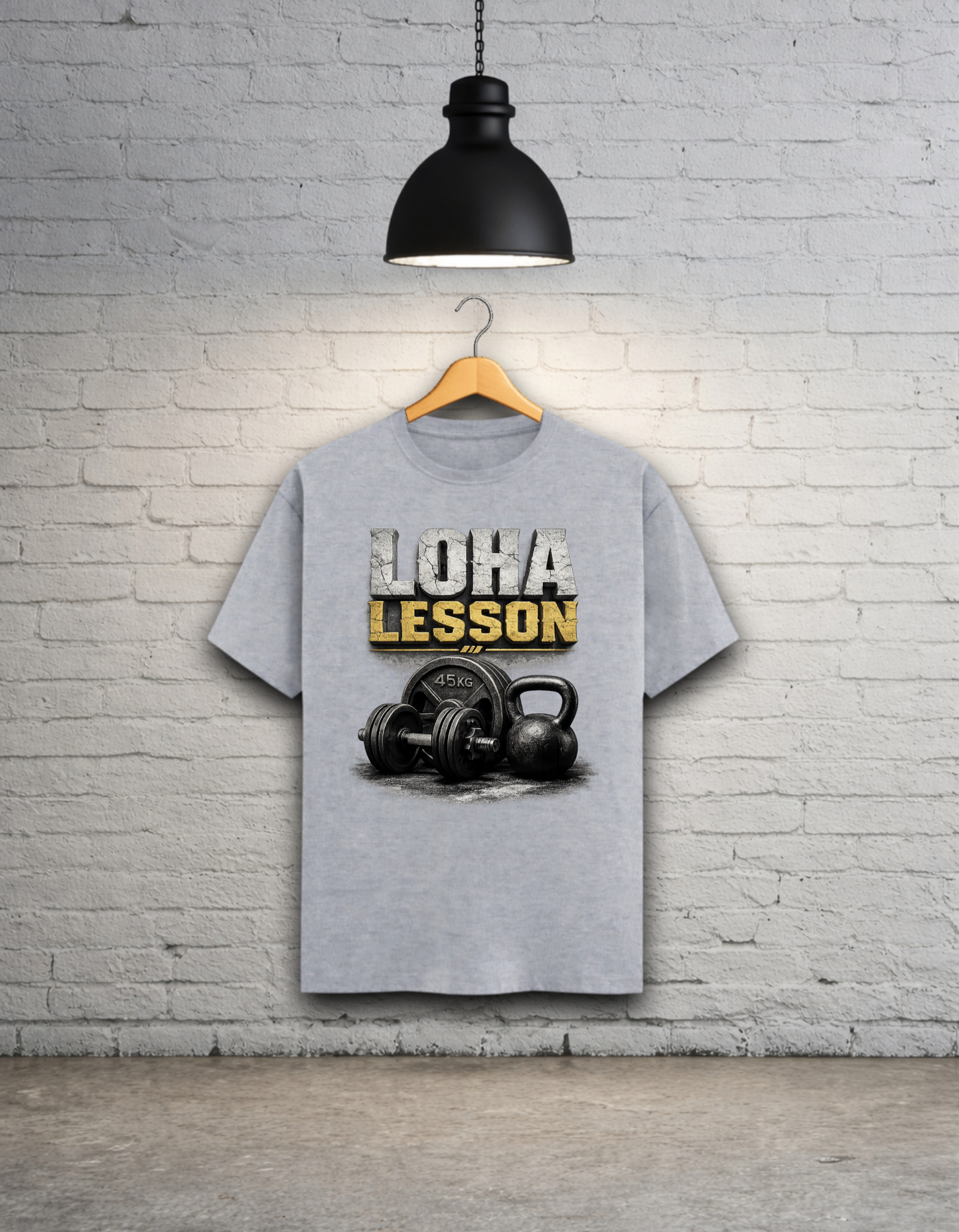 Loha Lesson™ | Forged by Iron | Gym Lovers Graphics T-Shirt