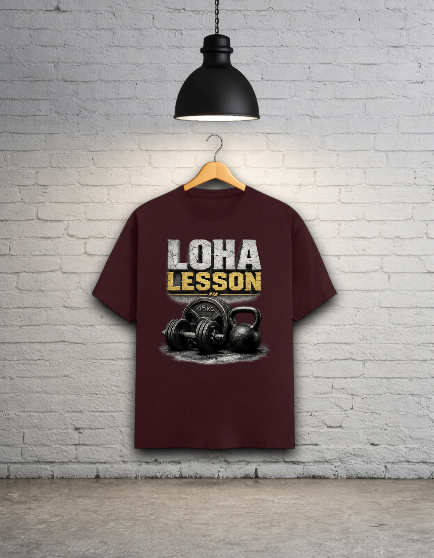 Loha Lesson™ | Forged by Iron | Gym Lovers Graphics T-Shirt