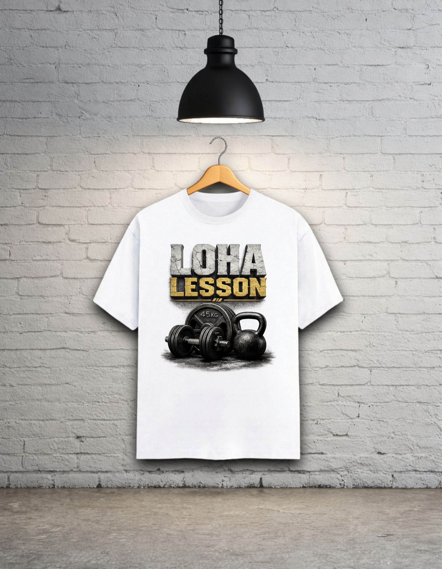 Loha Lesson™ | Forged by Iron | Gym Lovers Graphics T-Shirt